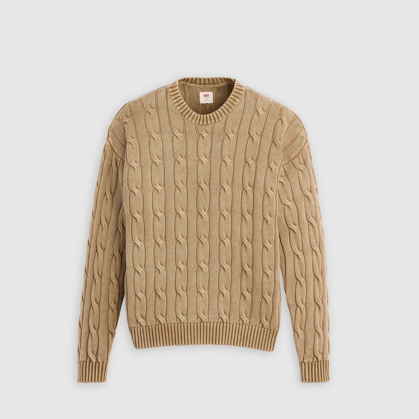 Levi's® Men's Carmel Cable Crew Sweater