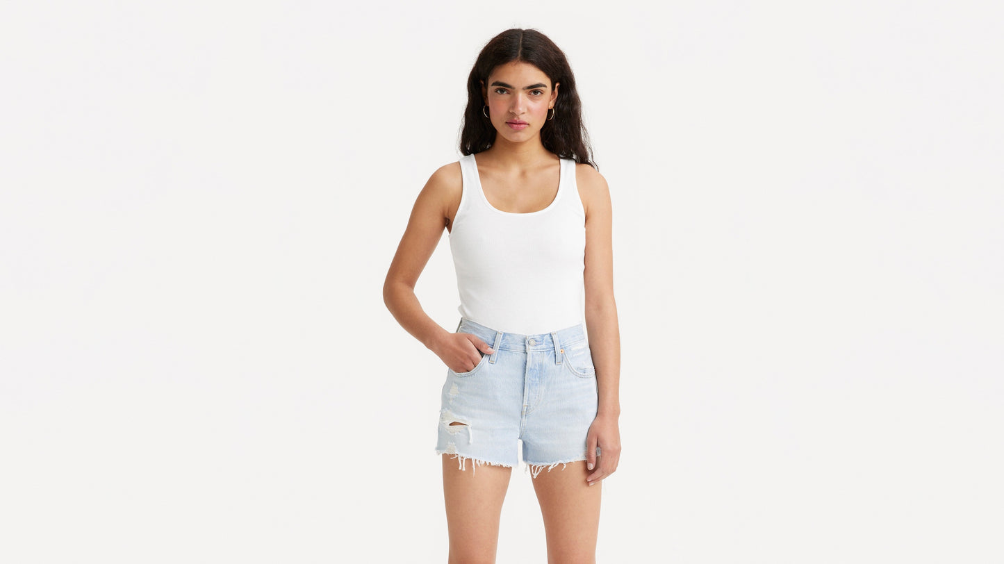 Levi’s Women’s Classic Fit Tank, Front-facing view, white