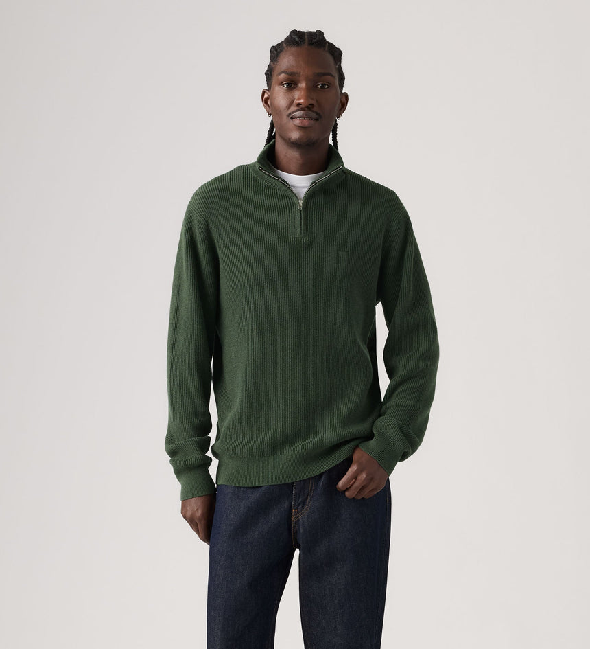 Main 1 - Levi's® Men's Housemark Quarter Zip Sweater - 0058U0001