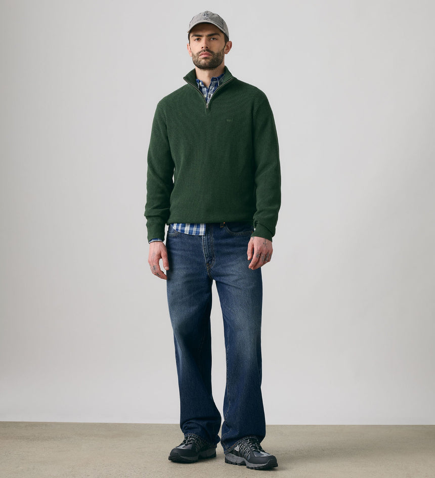 Main 3 - Levi's® Men's Housemark Quarter Zip Sweater - 0058U0001