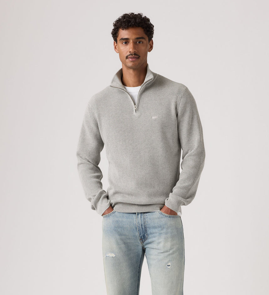 Main 1 - Levi's® Men's Housemark Quarter Zip Sweater - 0058U0002