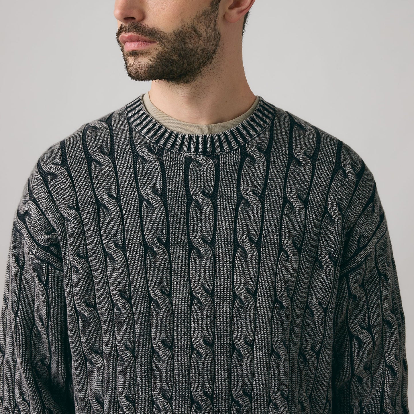 Levi's® Men's Carmel Cable Crew Sweater