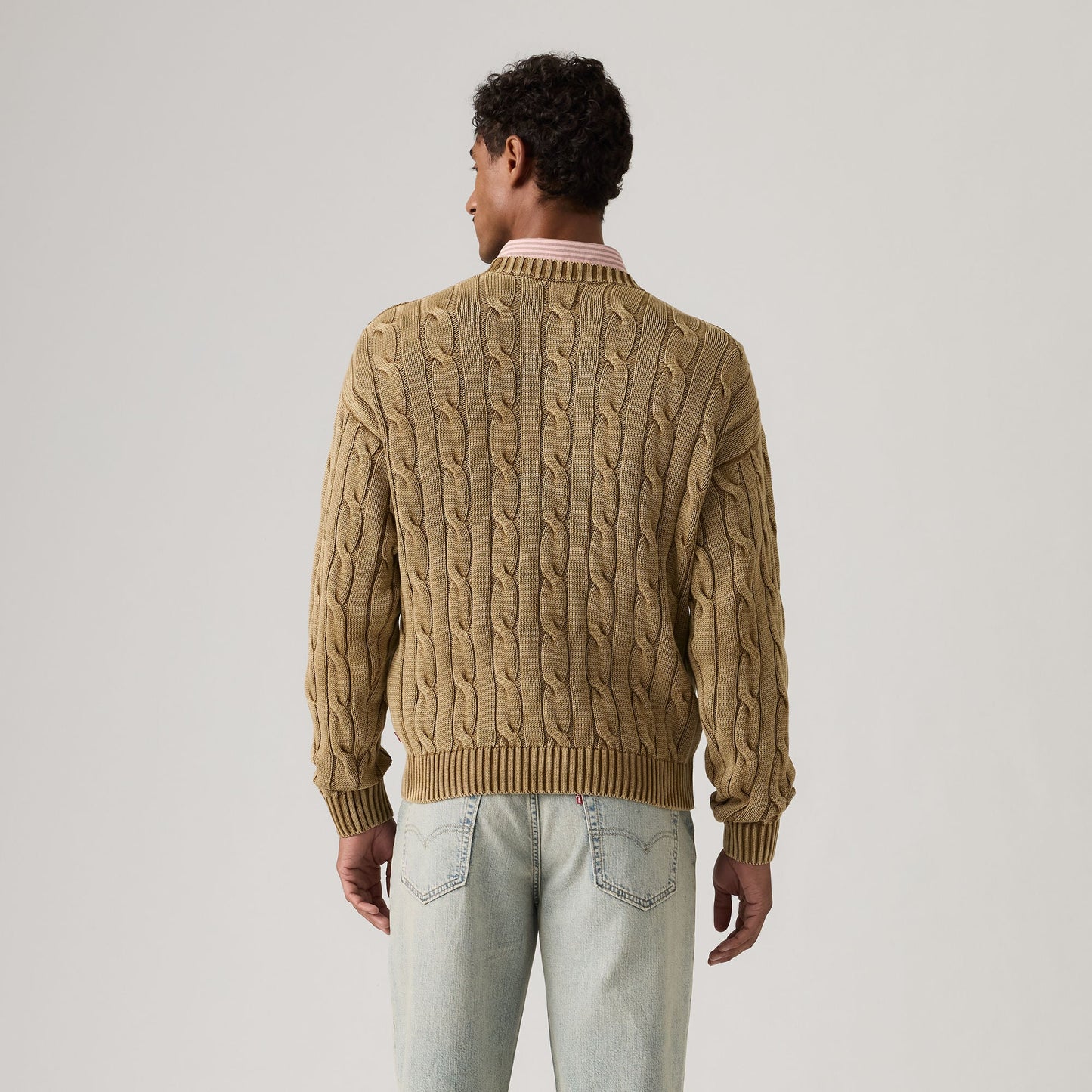 Levi's® Men's Carmel Cable Crew Sweater