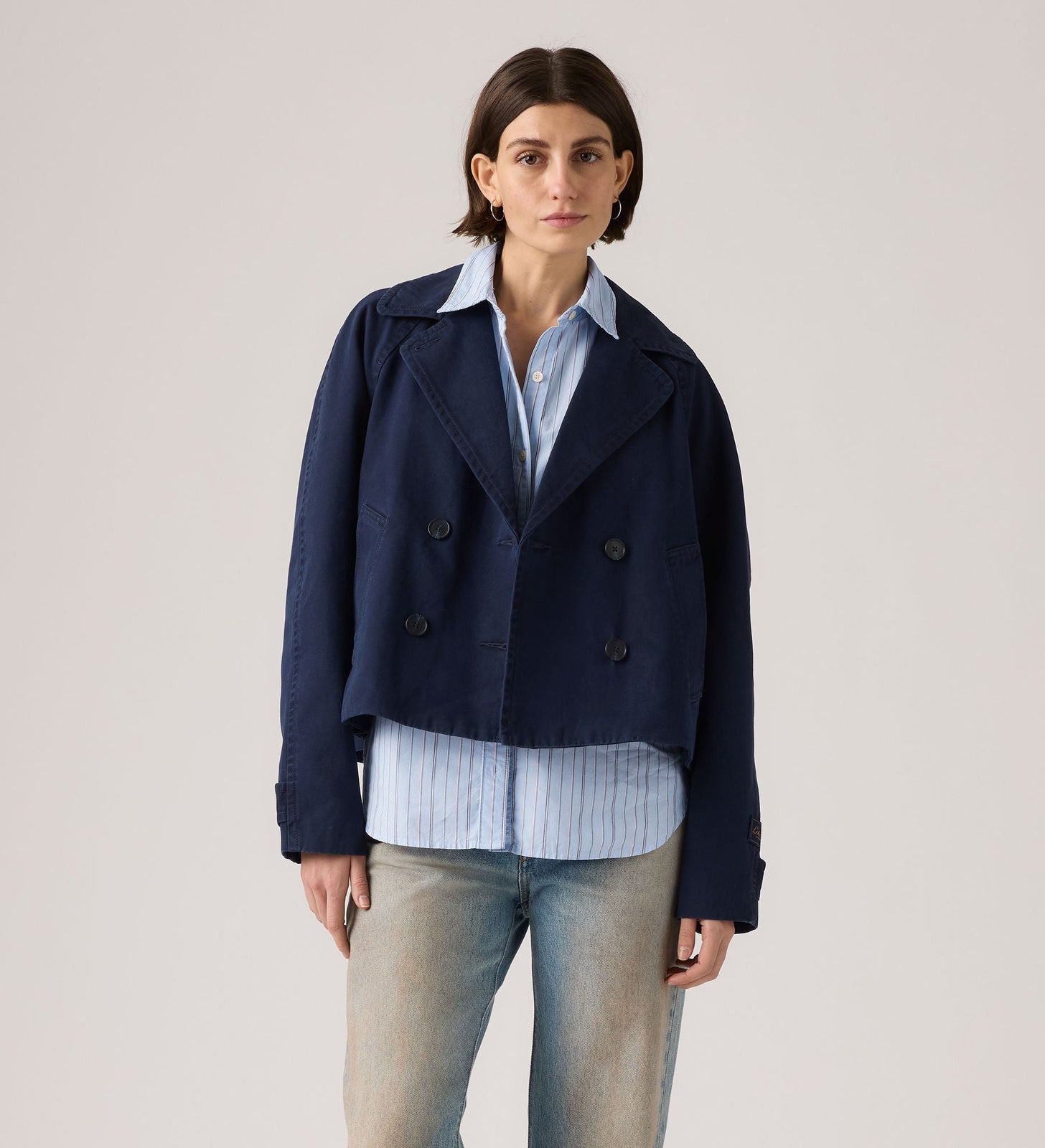 Main 1 - Levi's® Women's Bree Cropped Swing Trench Jacket - 005AO0003