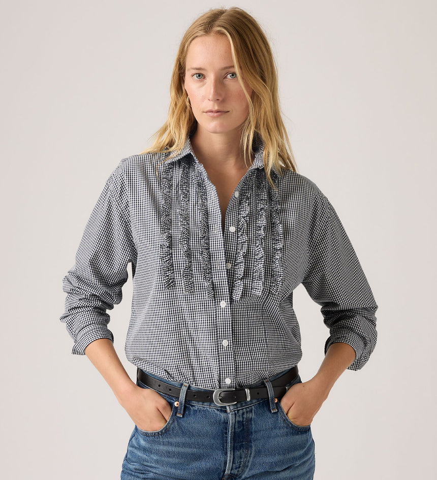 Main 3 - Levi's® Women's Novelty Harlie BF Shirt - 005DX0000