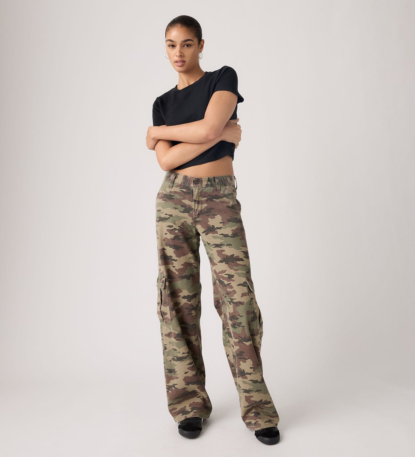 Main 4 - Levi's® Women's Superlow Loose Cargos - 005FX0005