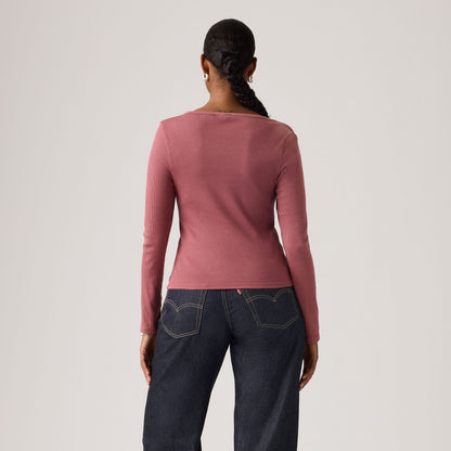 Thumbnail 2 - Levi's® Women's Essential Square Neck Long-Sleeve Tee - 005IO0008