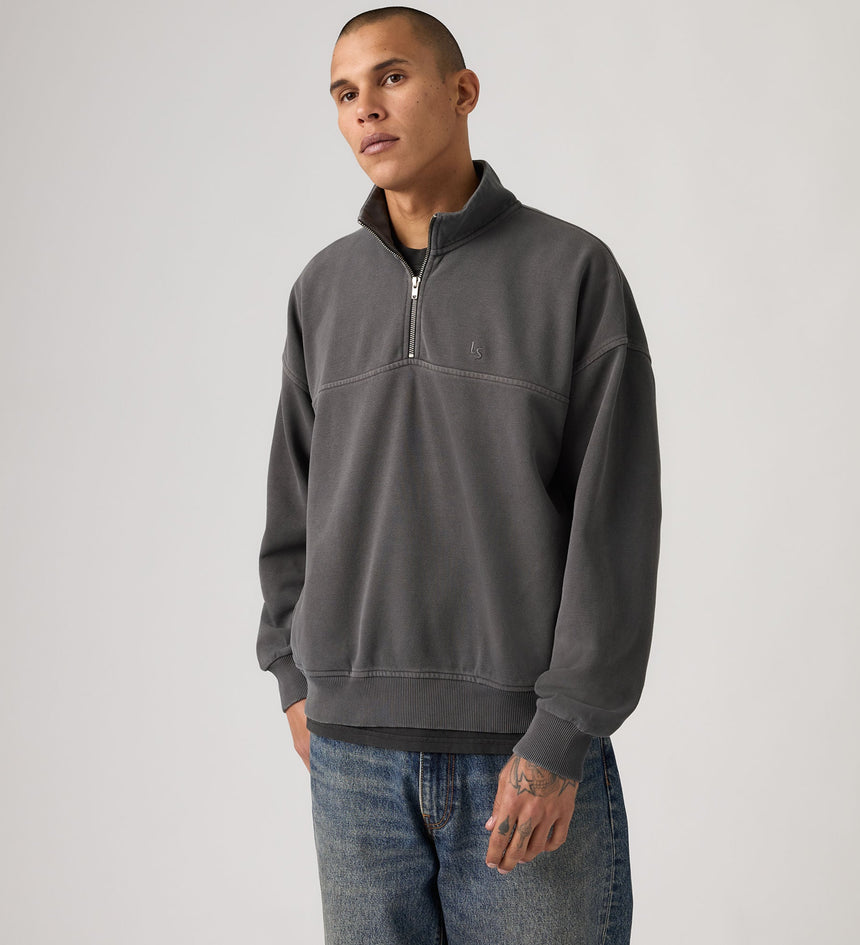 Main 3 - Levi's® Men's Marina Quarter-Zip Sweatshirt - 005K10004