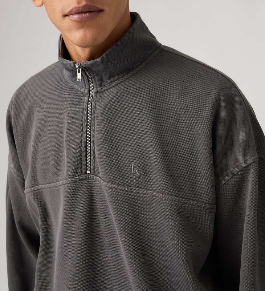 Main 4 - Levi's® Men's Marina Quarter-Zip Sweatshirt - 005K10004