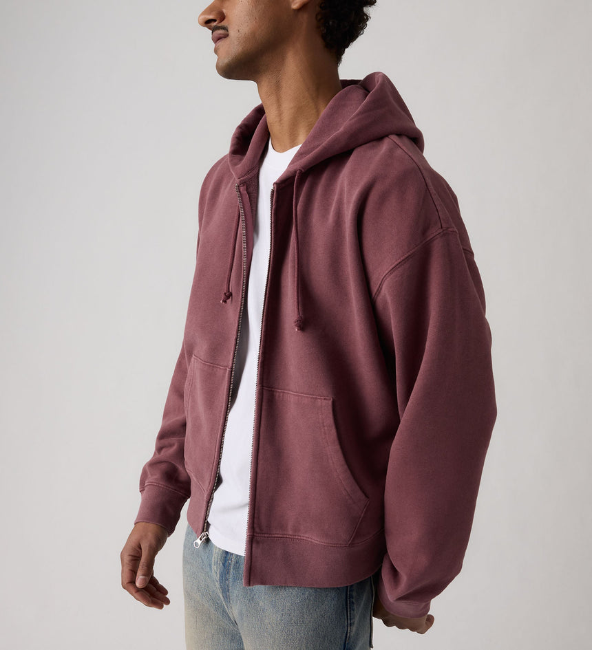 Main 3 - Levi's® Men's Hayes Boxy Full-Zip Sweatshirt - 005PJ0004