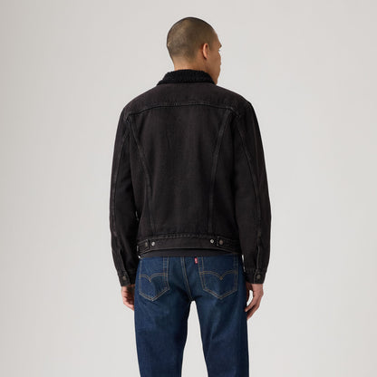 Thumbnail 2 - Levi's® Men's Type III Sherpa Trucker Jacket - 163650291