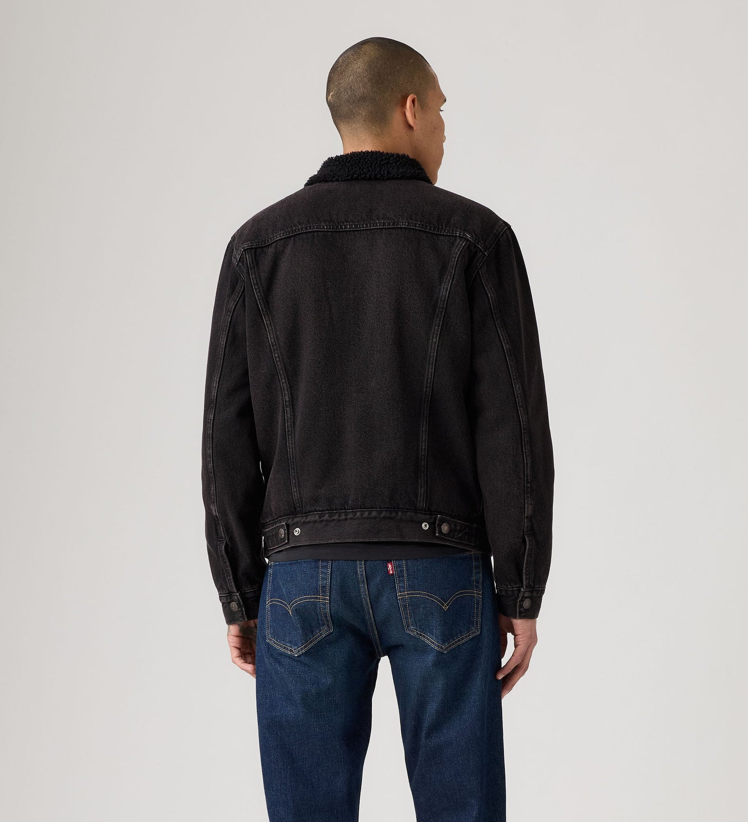 Main 2 - Levi's® Men's Type III Sherpa Trucker Jacket - 163650291