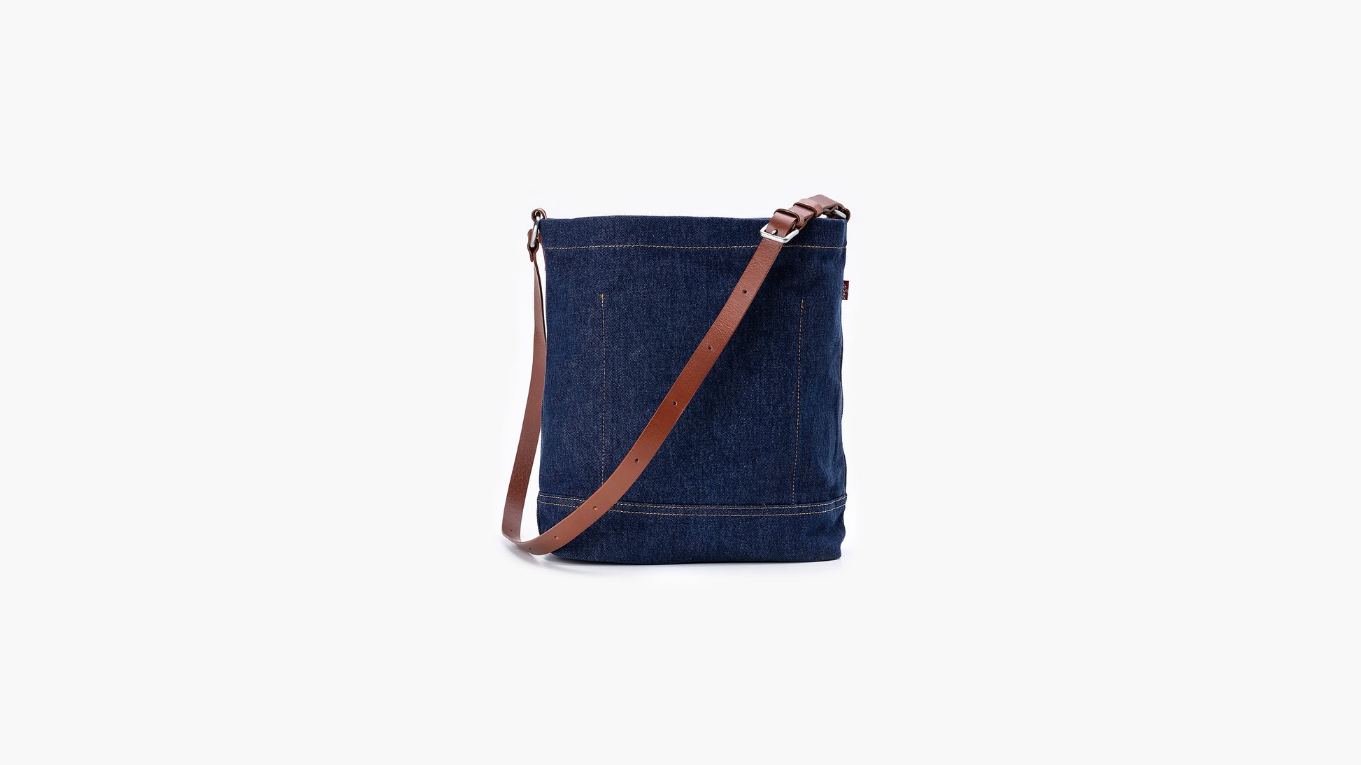 Levi’s women’s casual denim bag, back-facing view