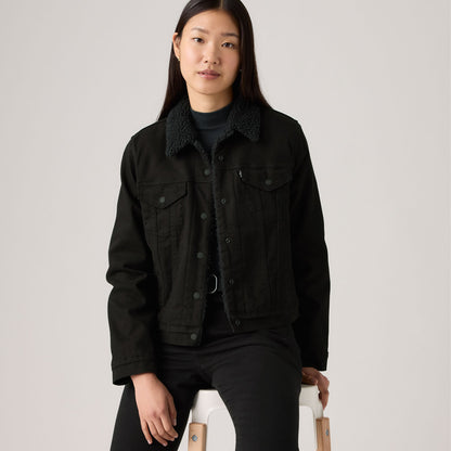 Thumbnail 4 - Levi’s® Women's Original Sherpa Trucker Jacket - 361360020