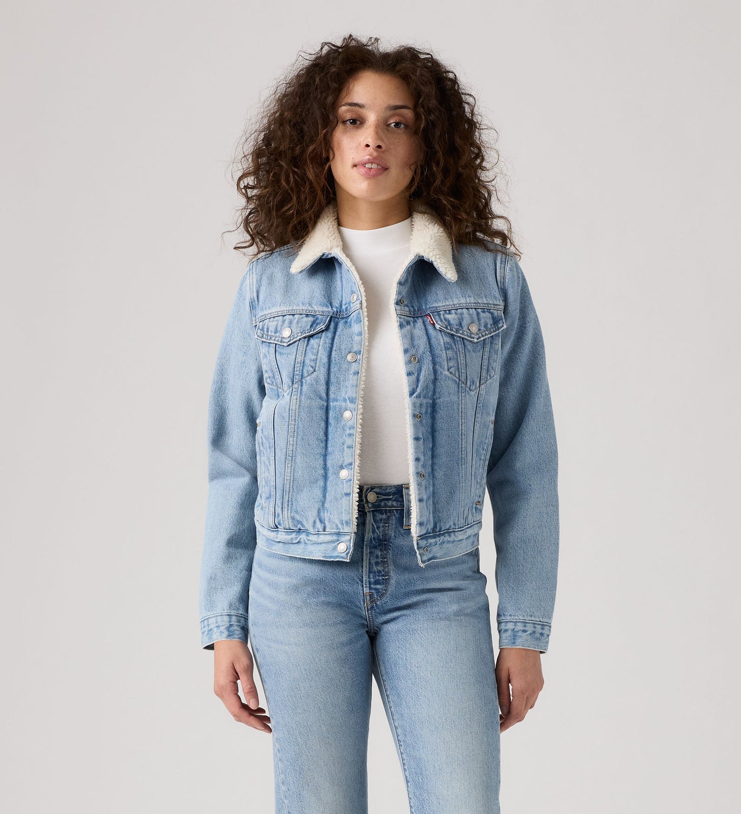 Main 1 - Levi’s® Women's Original Sherpa Trucker Jacket - 361360071