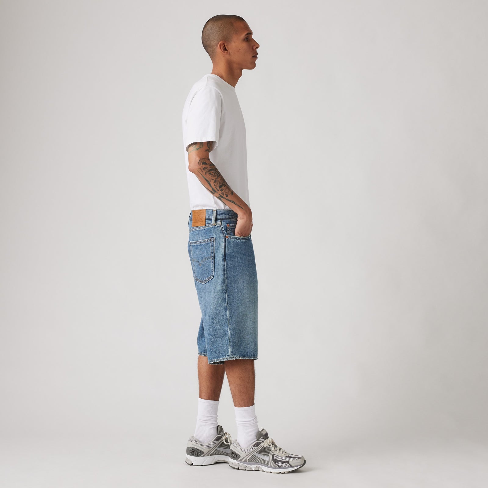 Main 4 - Levi's® Men's 478 Baggy Shorts - 001JM0005