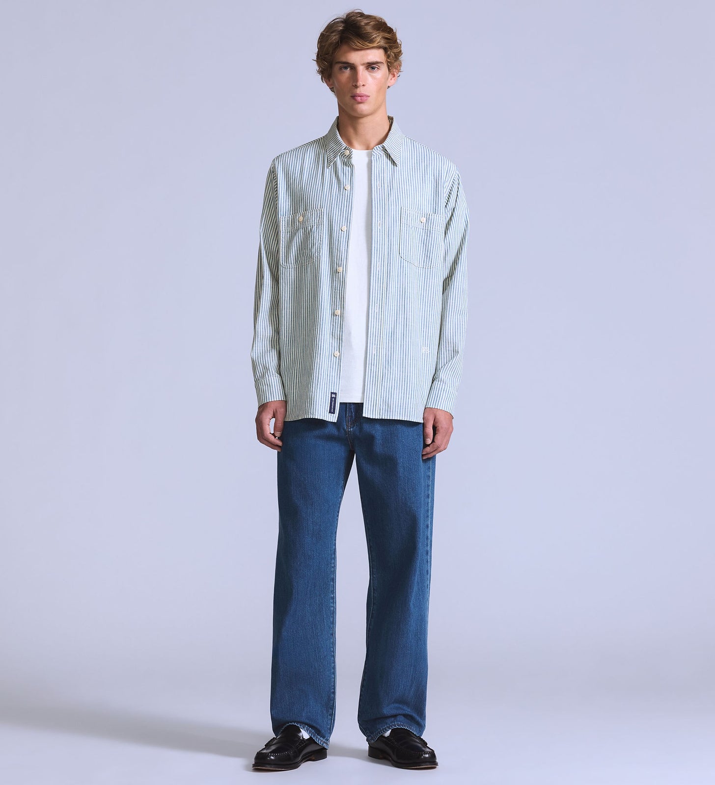 Main 5 - Levi's® Blue Tab™ Men's Marker Selvedge Loose Jeans - 001LN0007