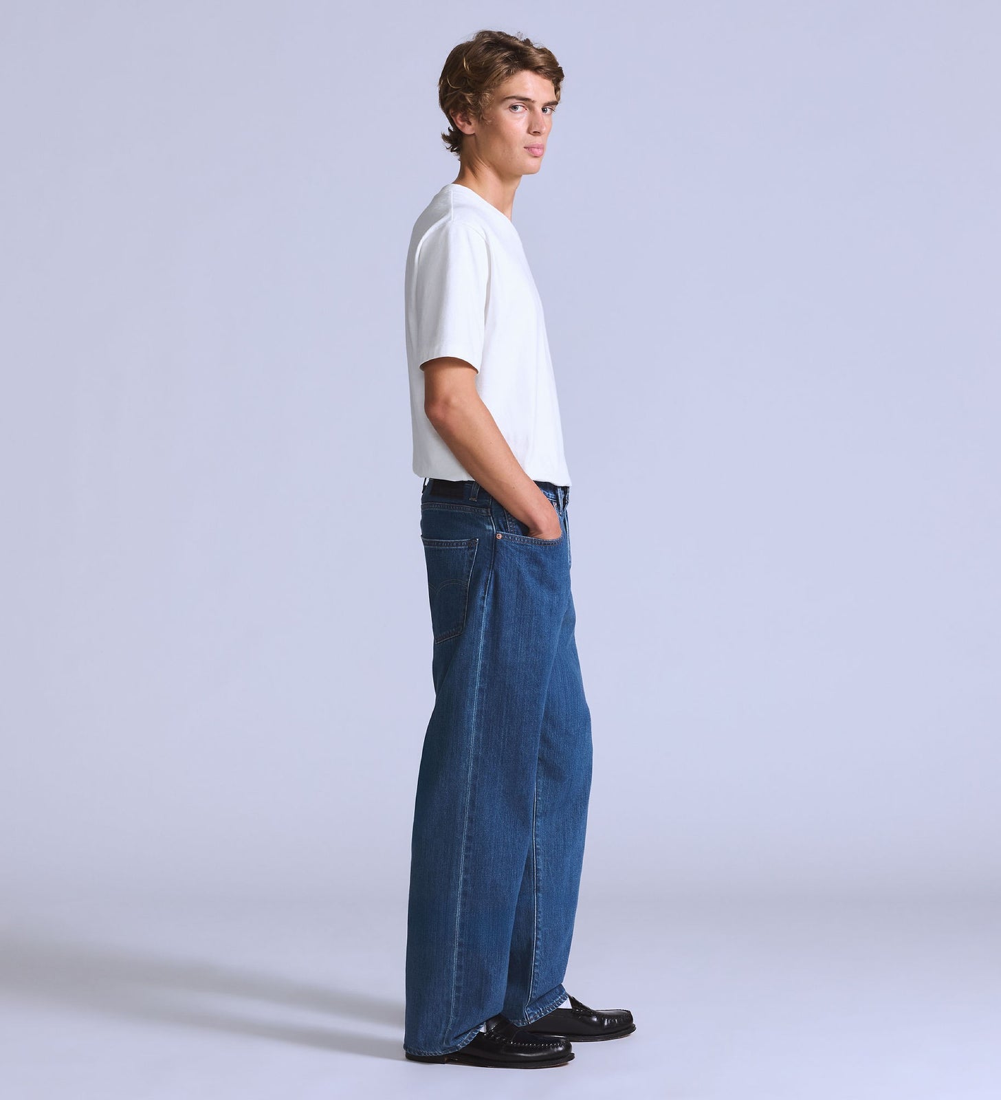 Main 2 - Levi's® Blue Tab™ Men's Marker Selvedge Loose Jeans - 001LN0007
