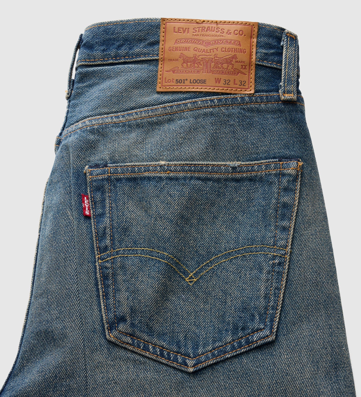 Main 6 - Levi's® Men's 501® Loose Jeans - 0057U0026