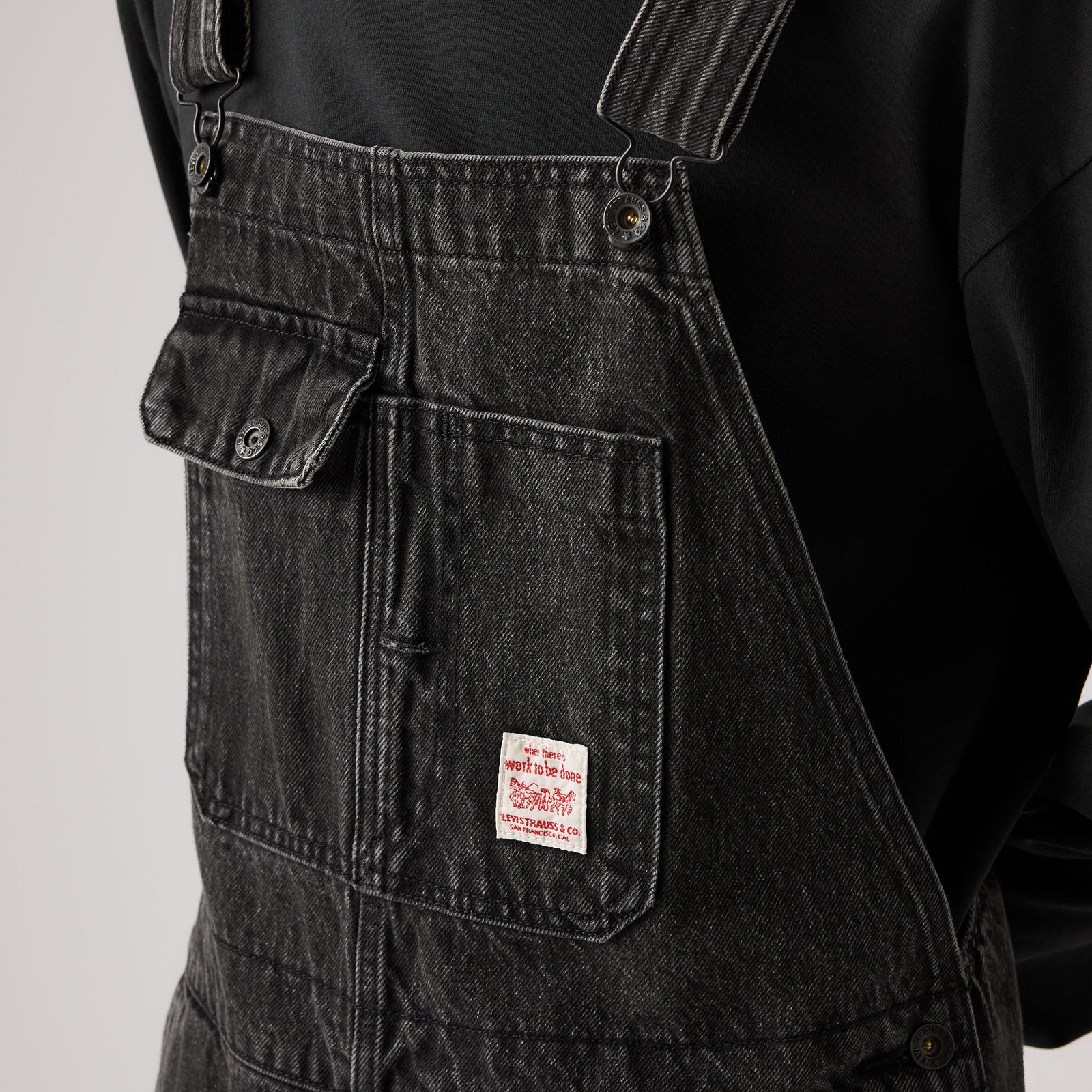 Main 7 - Levi's® Men's Loose Overalls - 0057W0010