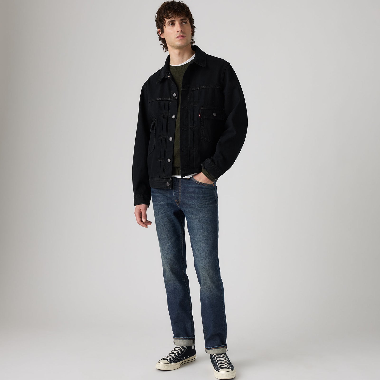 Main 1 - Levi's® Men's 511 Slim Selvedge Jeans - 045116527