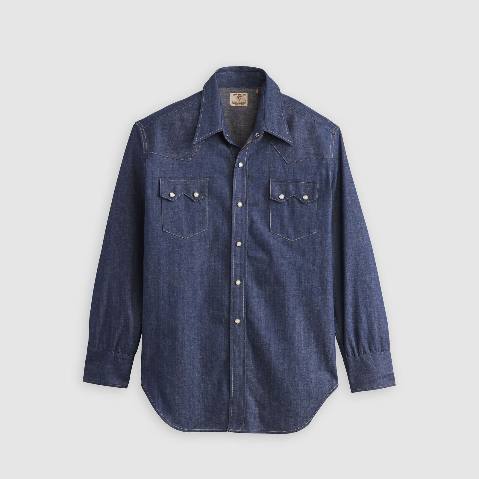Main 5 - Levi's® Vintage Clothing Men's 1955 Shorthorn Sawtooth Shirt - 001L70002