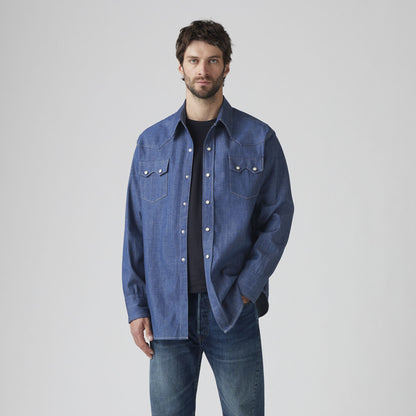 Thumbnail 1 - Levi's® Vintage Clothing Men's 1955 Shorthorn Sawtooth Shirt - 001L70002