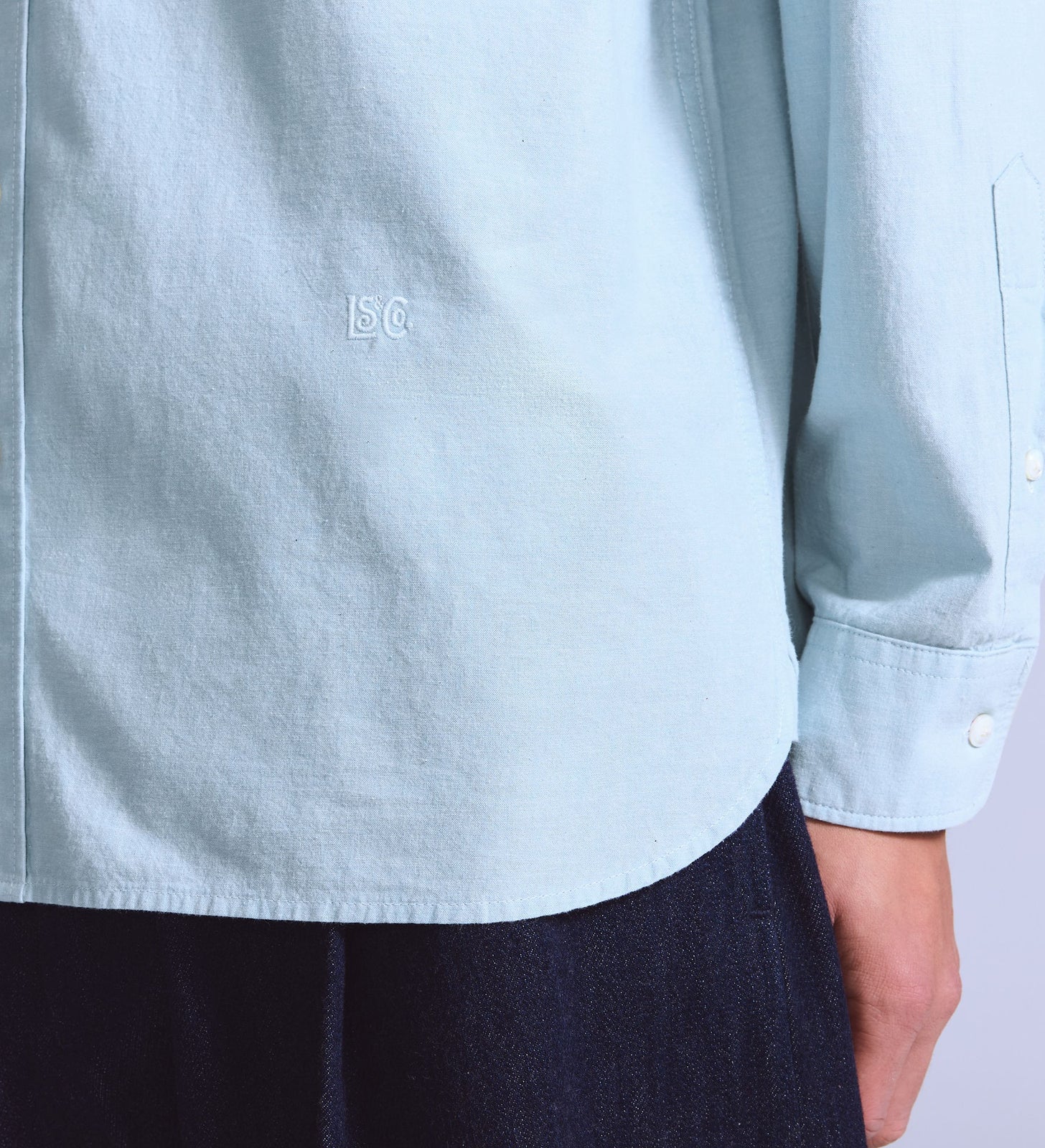 Main 5 - Levi's® Men's Blue Tab™ Relaxed Button-Up Shirt - 001LI0003