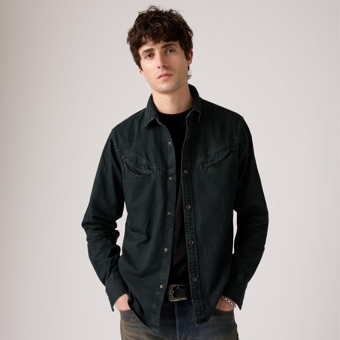 Levi's® Men's Smiley Western Shirt