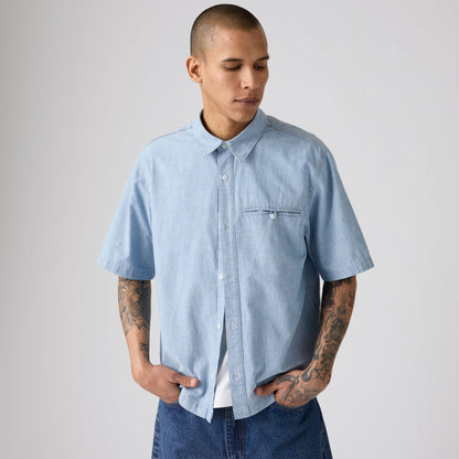 Thumbnail 1 - Levi's® Men's Short-Sleeve Zandt Cropped Shirt - 003NV0003