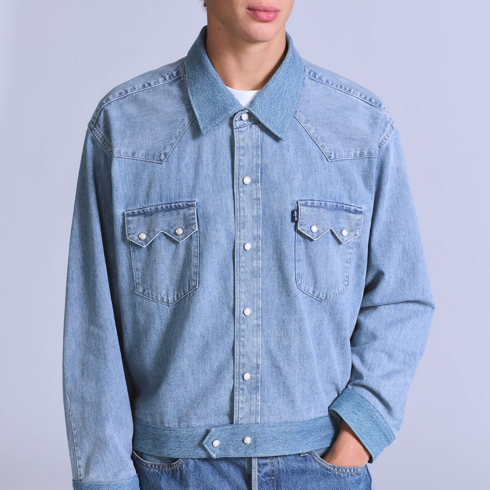 Main 4 - Levi's® Blue Tab™ Men's Customized Sawtooth Jacket - 004TL0000
