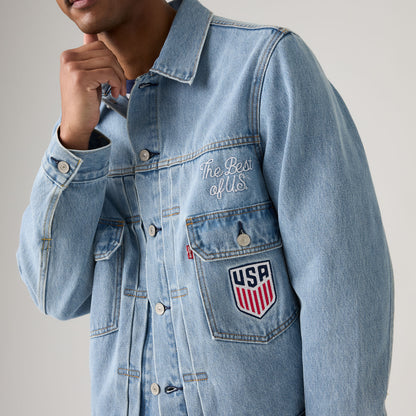 Thumbnail 4 - Levi's® U.S. Soccer Type II Trucker Jacket - 006GH0000