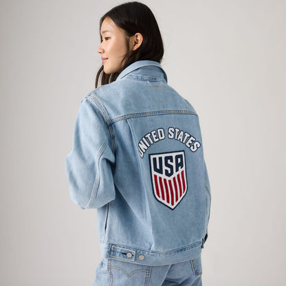 Thumbnail 5 - Levi's® U.S. Soccer Type II Trucker Jacket - 006GH0000