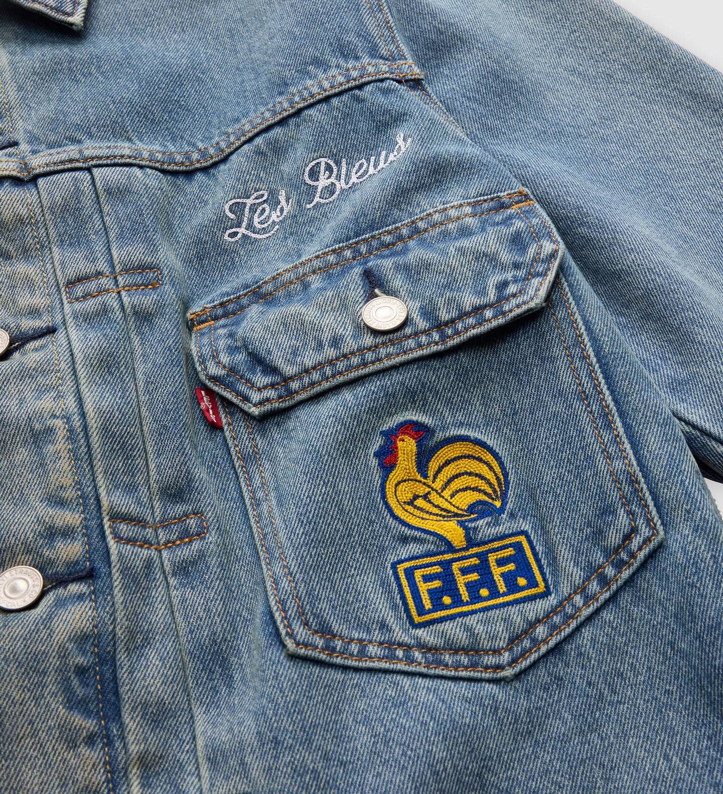 Main 9 - Levi's® France Football Type II Trucker Jacket - 006GH0002
