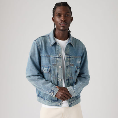 Thumbnail 1 - Levi's® France Football Type II Trucker Jacket - 006GH0002