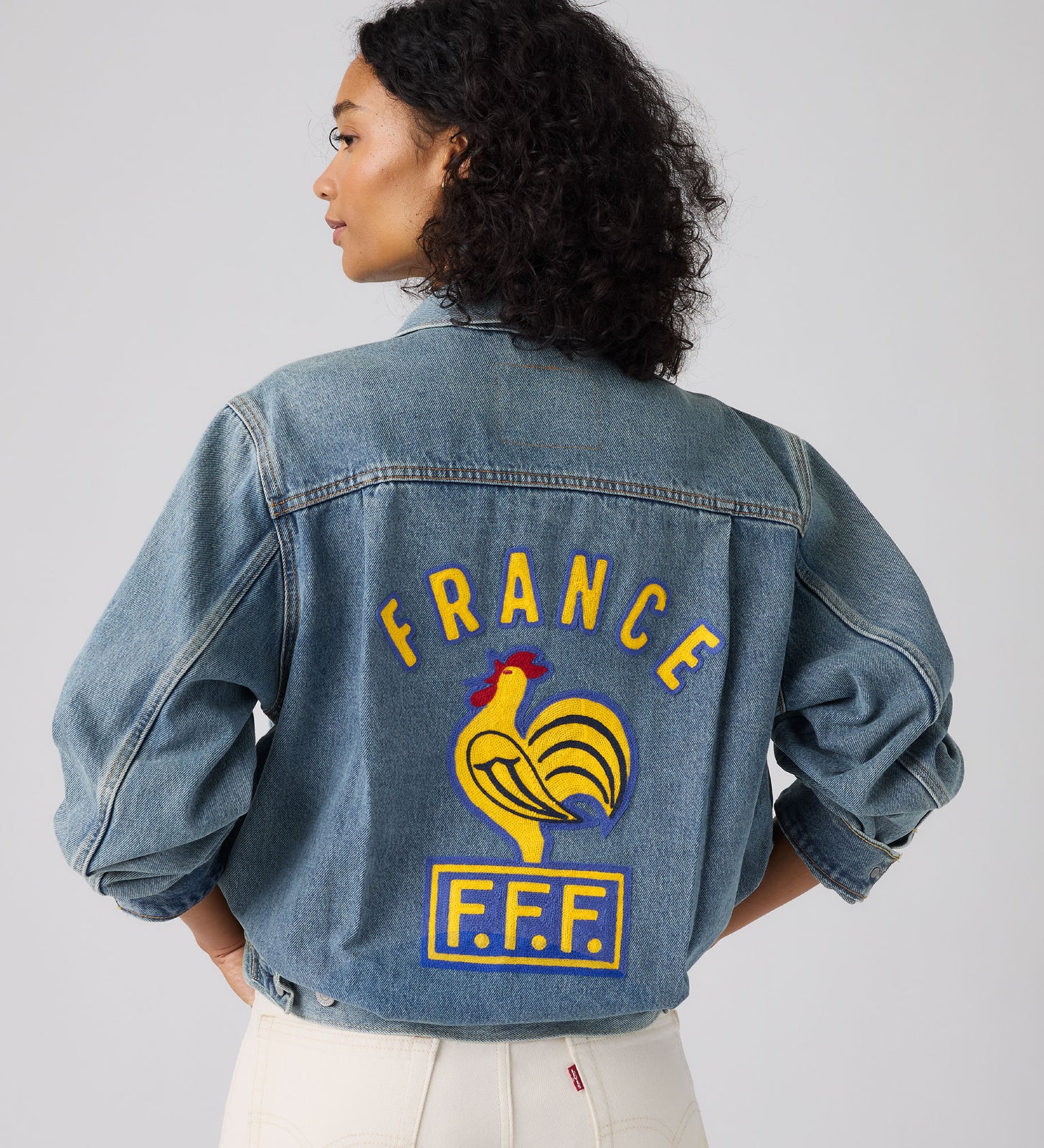Main 5 - Levi's® France Football Type II Trucker Jacket - 006GH0002