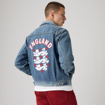 Thumbnail 2 - Levi's® England Football Type II Trucker Jacket - 006GH0006