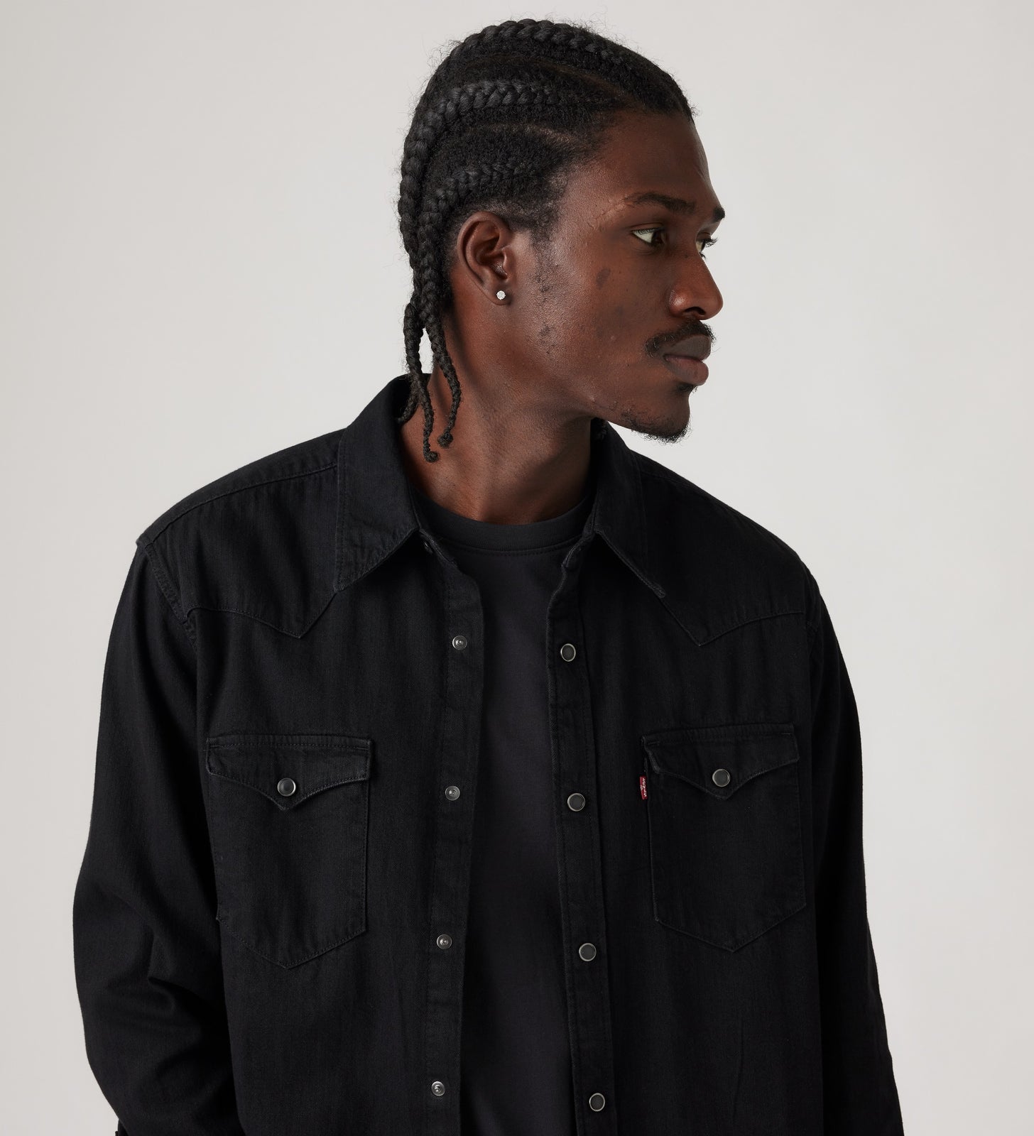 Main 3 - Levi's® Men's Barstow Standard Fit Western Shirt - 857440002