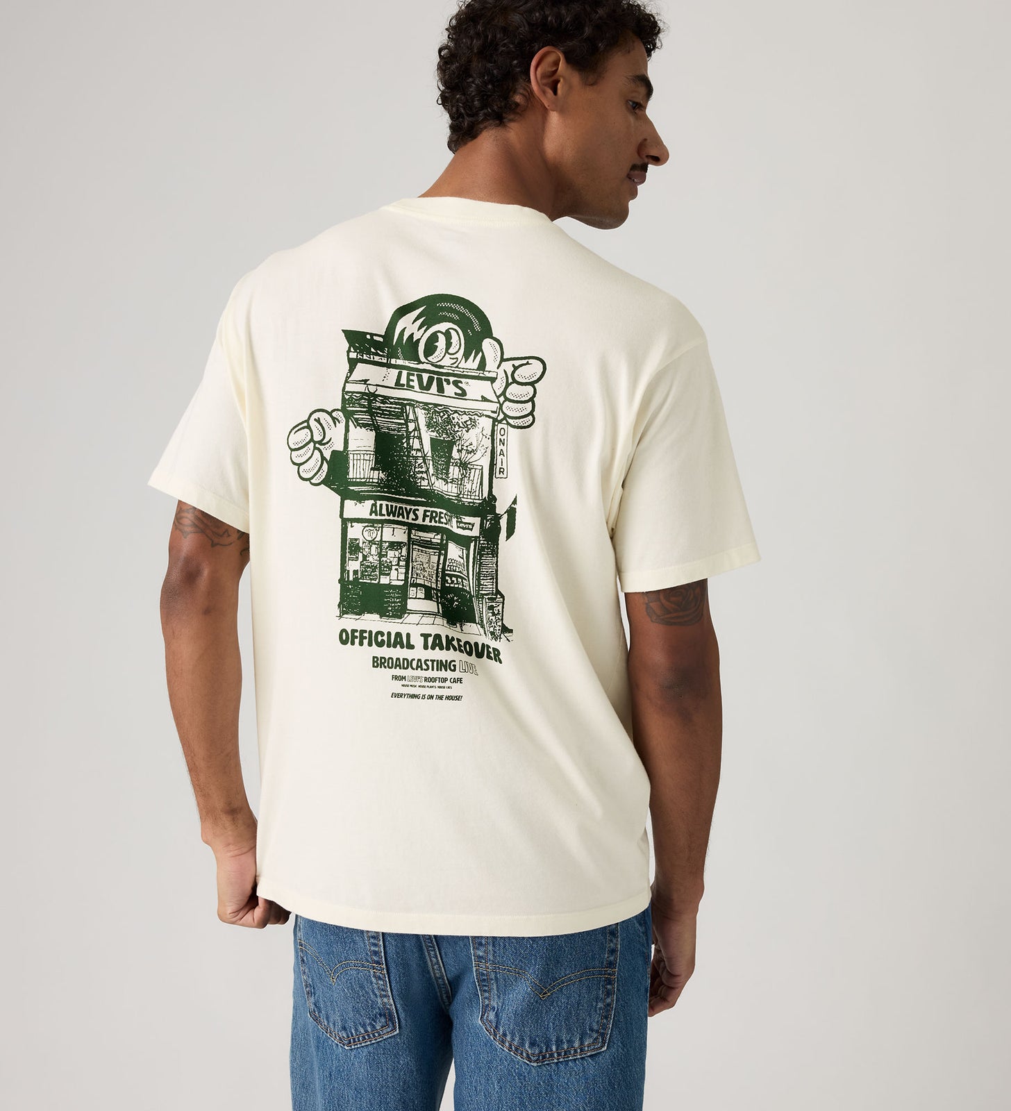 Main 4 - Levi's® Men's Graphic Vintage Fit T-Shirt - 873730455