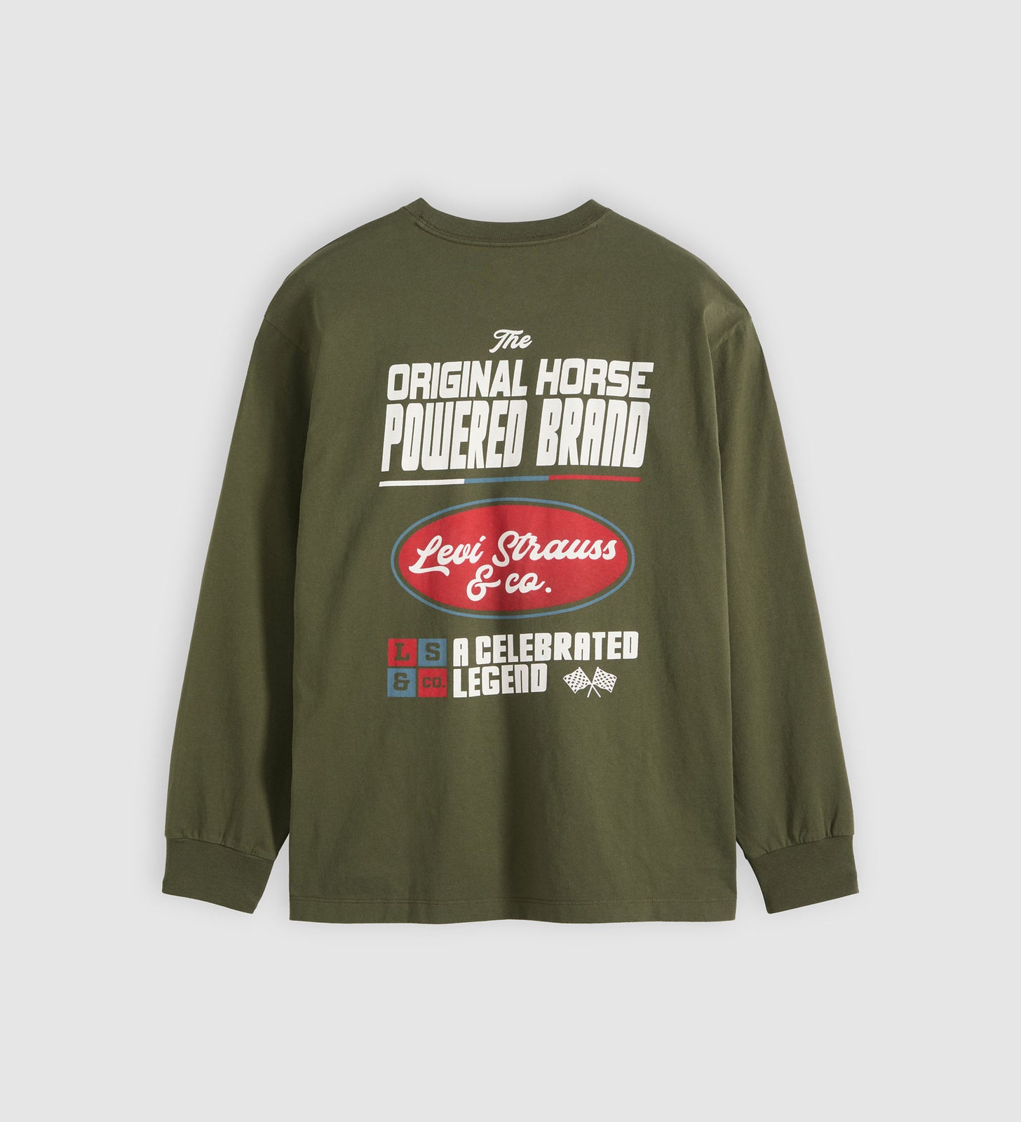 Main 6 - Levi's® Men's Long-Sleeve Graphic Authentic T-Shirt - A61450106