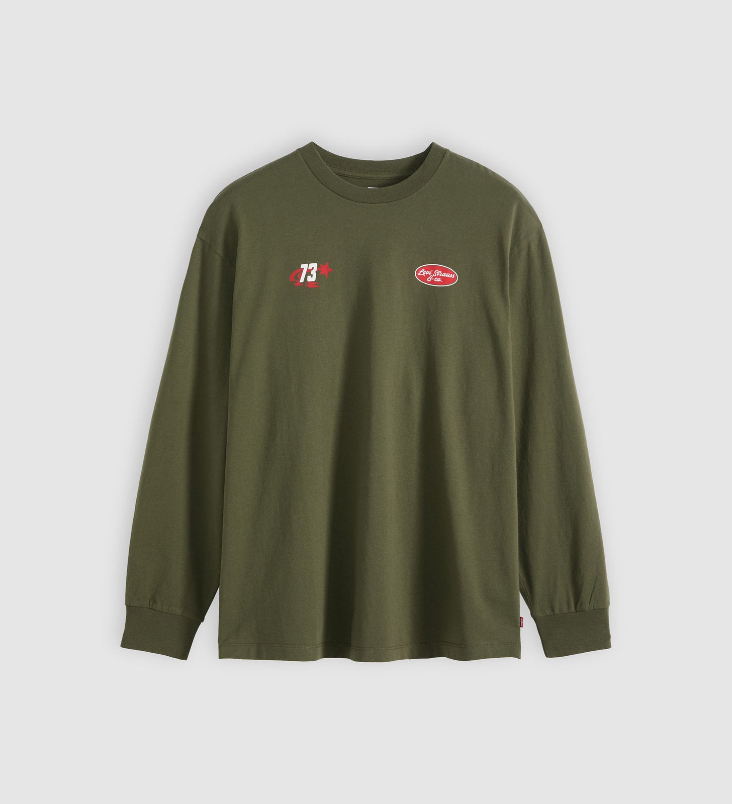 Main 5 - Levi's® Men's Long-Sleeve Graphic Authentic T-Shirt - A61450106