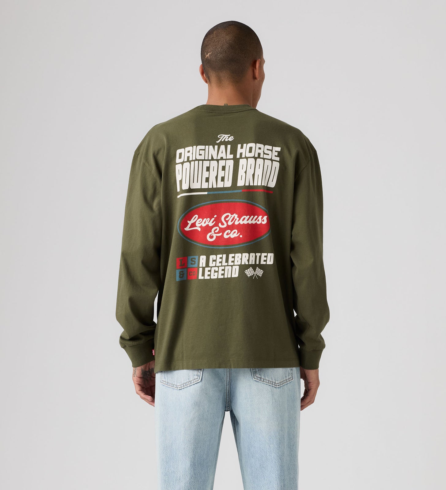 Main 3 - Levi's® Men's Long-Sleeve Graphic Authentic T-Shirt - A61450106