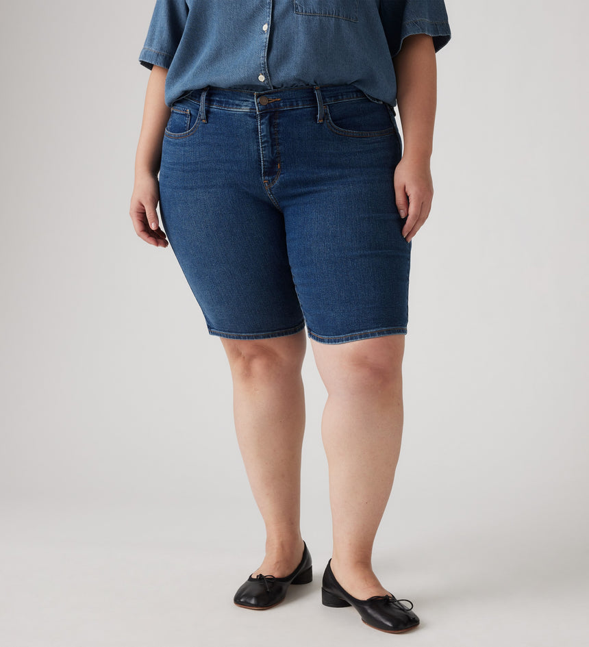 Main 5 - Levi's® Women's Shaping Bermuda Shorts (Plus Size) - 001VF0002
