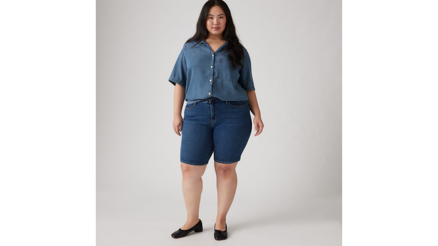 Levi's® Women's Shaping Bermuda Shorts (Plus Size)