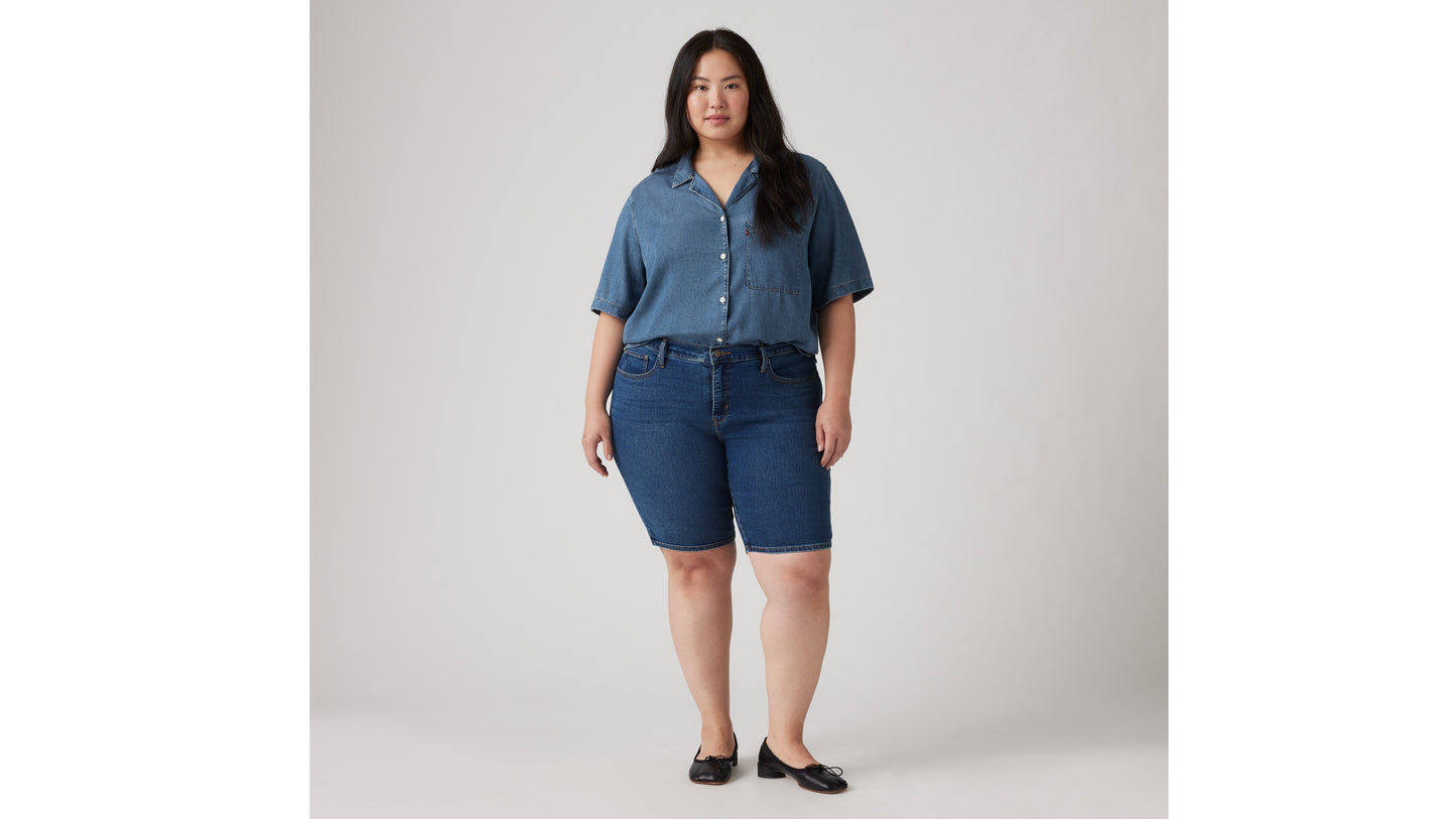 Levi's® Women's Shaping Bermuda Shorts (Plus Size)