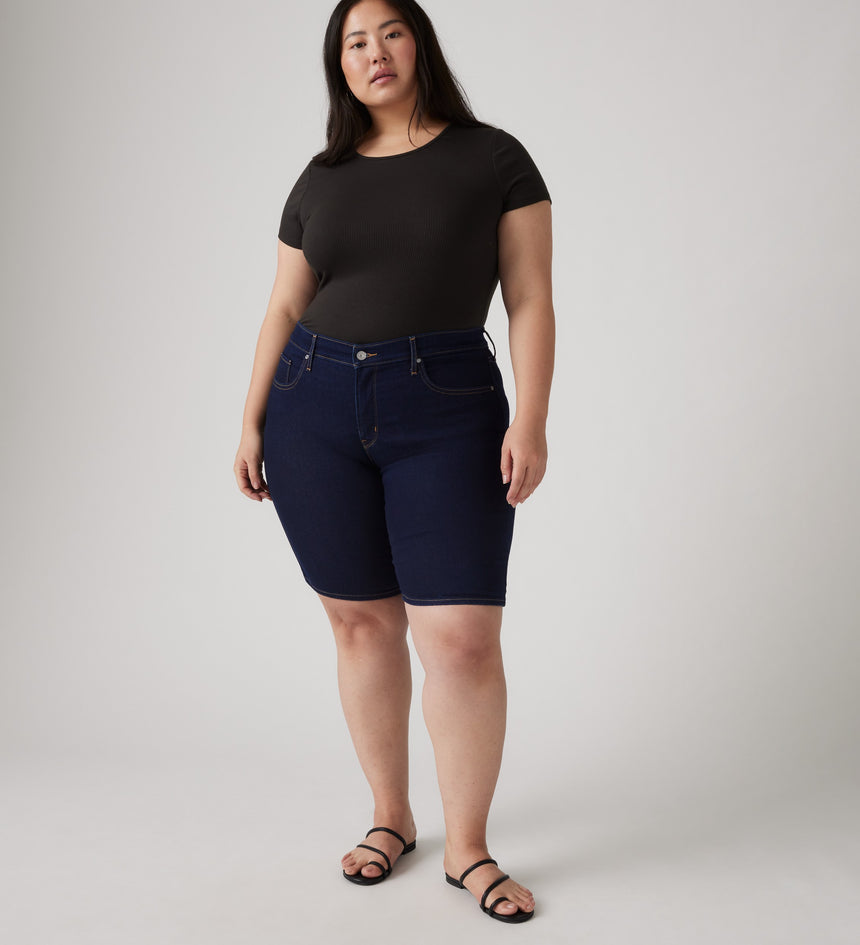 Main 4 - Levi's® Women's Shaping Bermuda Shorts (Plus Size) - 001VF0005
