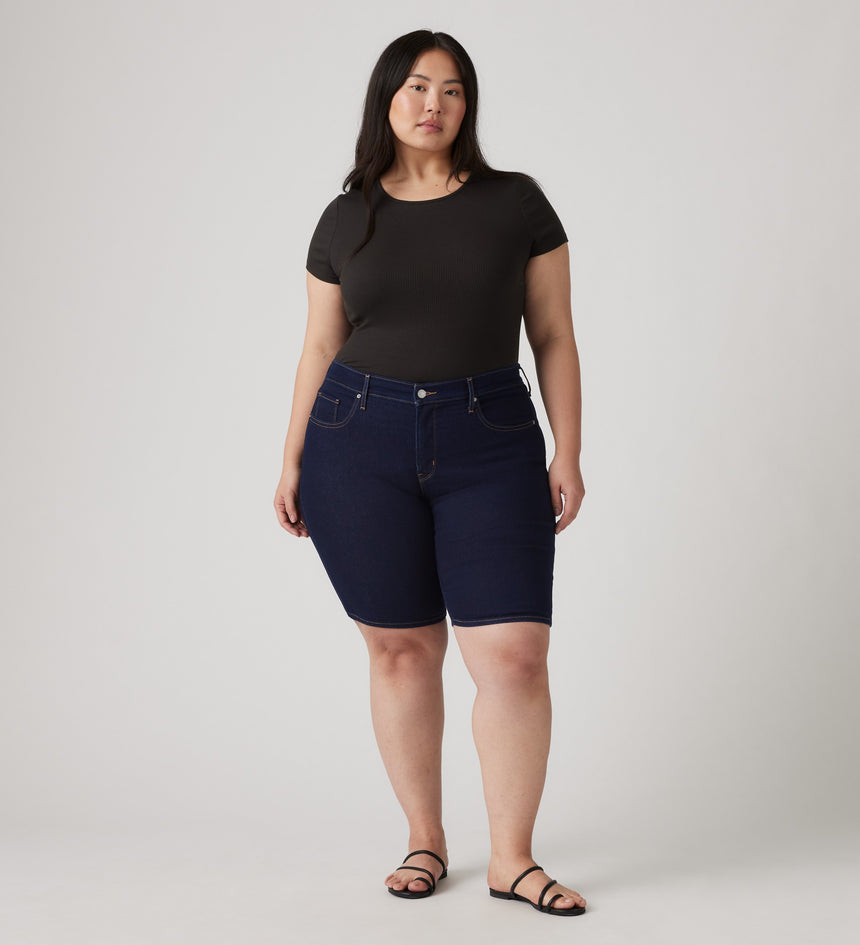 Main 1 - Levi's® Women's Shaping Bermuda Shorts (Plus Size) - 001VF0005