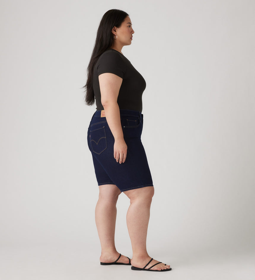 Main 3 - Levi's® Women's Shaping Bermuda Shorts (Plus Size) - 001VF0005