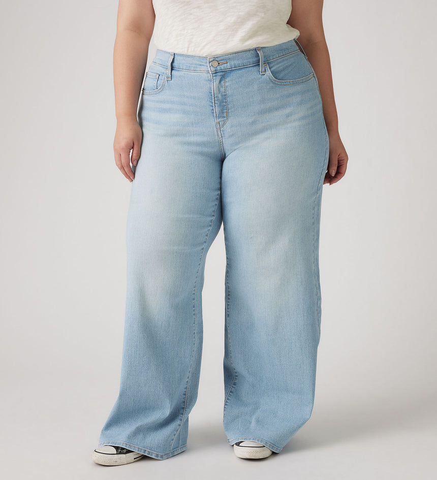 Main 5 - Levi's® Women's 318 Shaping Wide-Leg Jeans (Plus Size) - 0033F0001