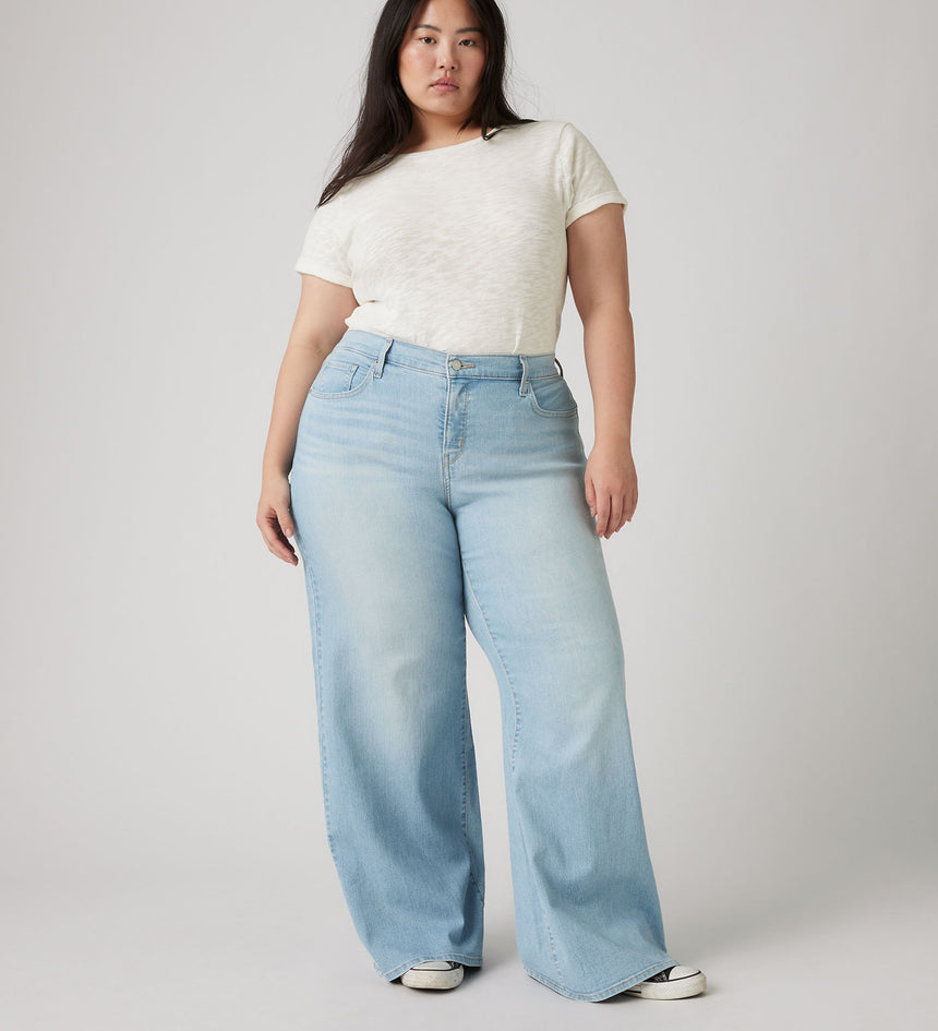 Main 4 - Levi's® Women's 318 Shaping Wide-Leg Jeans (Plus Size) - 0033F0001